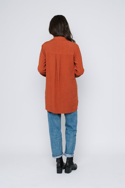 Blaine-Oversize Button-Up
